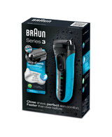 Series 3 ProSkin 3010s Wet/Dry Electric Shaver Blue